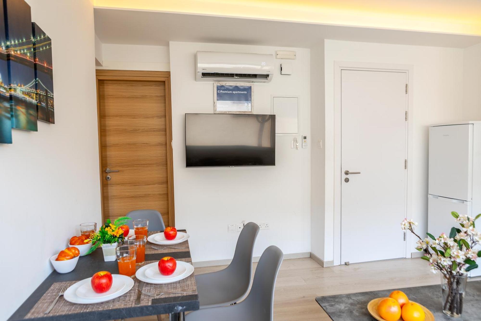 C-Premium Apts 100M From Beach And City Centre Larnaca Eksteriør billede